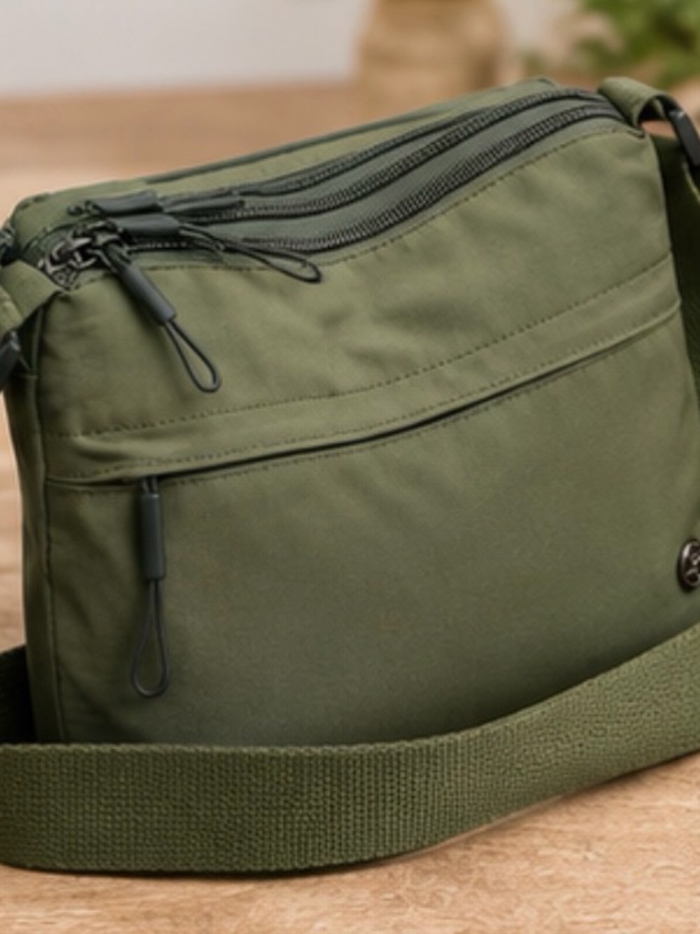 Everyday Olive Green Shoulder Crossbody Bag